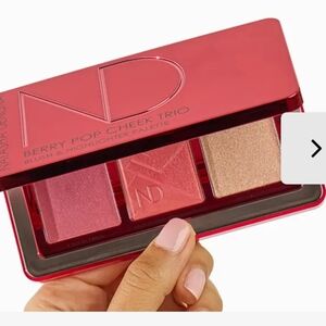 Natasha Denona Berry Pop Cheek Trio Palette - Pink and Gold